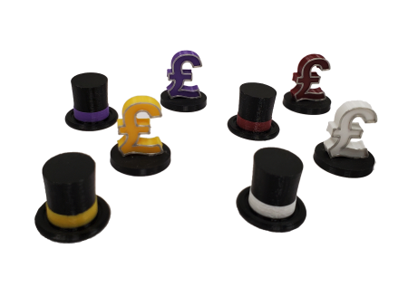 Top Shelf Gamer - Pawns compatible with Brass™ For Sale