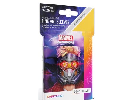 Gamegenic - Marvel Champions Fine Art Sleeves - Star-Lord (50ct) Discount