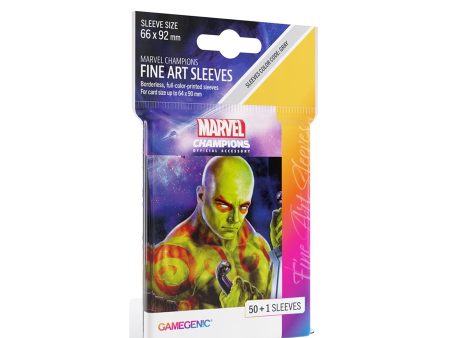 Gamegenic - Marvel Champions Fine Art Sleeves -  Drax (50ct) Online now